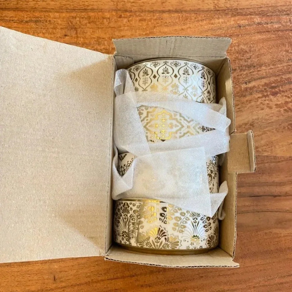 Ana  Davis Lola Shimmer Ceramic Tidbit Serving Bowls 8oz Set of 4 Bright Color - Picture 7 of 15